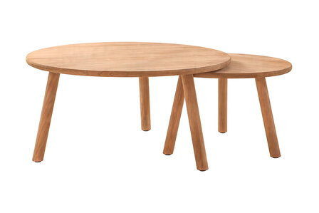 Traditional Teak MARCELLA Beistelltisch &Oslash; 90cm