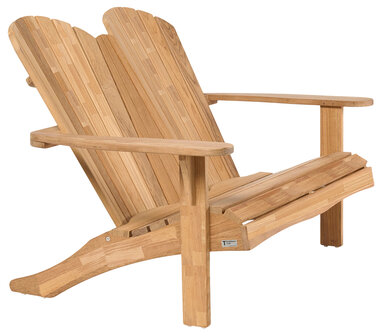 Traditional Teak SIENNA beachchair 2-Sitzer (mosaic-teak)