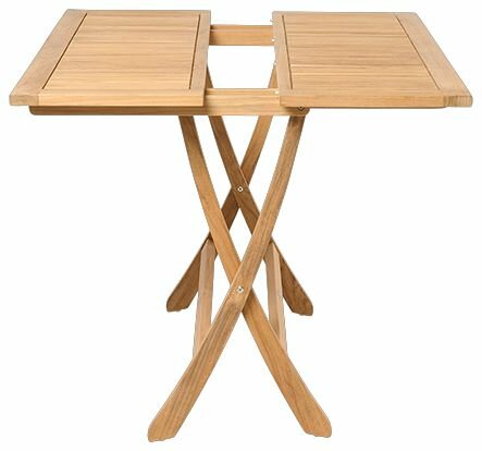 Traditional Teak SOFIA Klapptisch 70 x 70 cm