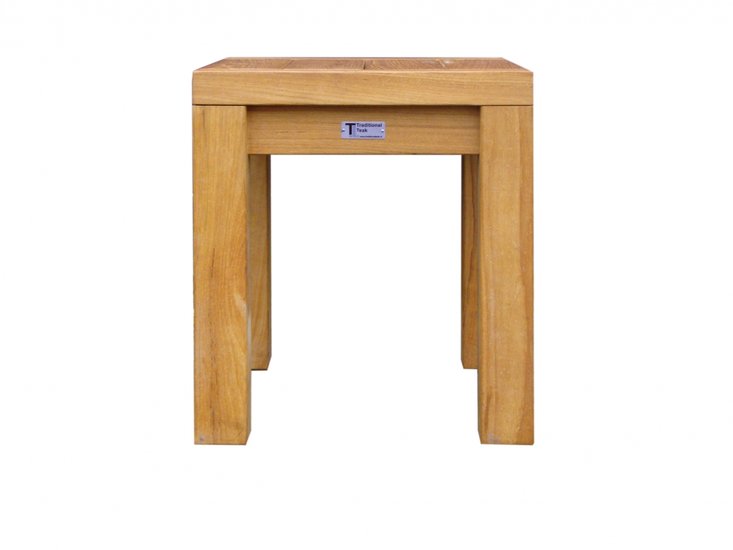 Traditional Teak MAXIMA hocker 38 x 40 cm