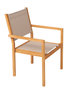 Traditional Teak KATE stacking chair / Stapelstuhl (Taupe)